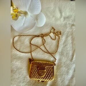 ❤️🌹Vintage 1978 Estée Lauder Love Note Solid Perfume Necklace🌹❤️